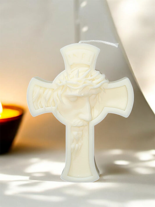 Bougie CROIX CRUCIFIXION DE JESUS-CHRIST